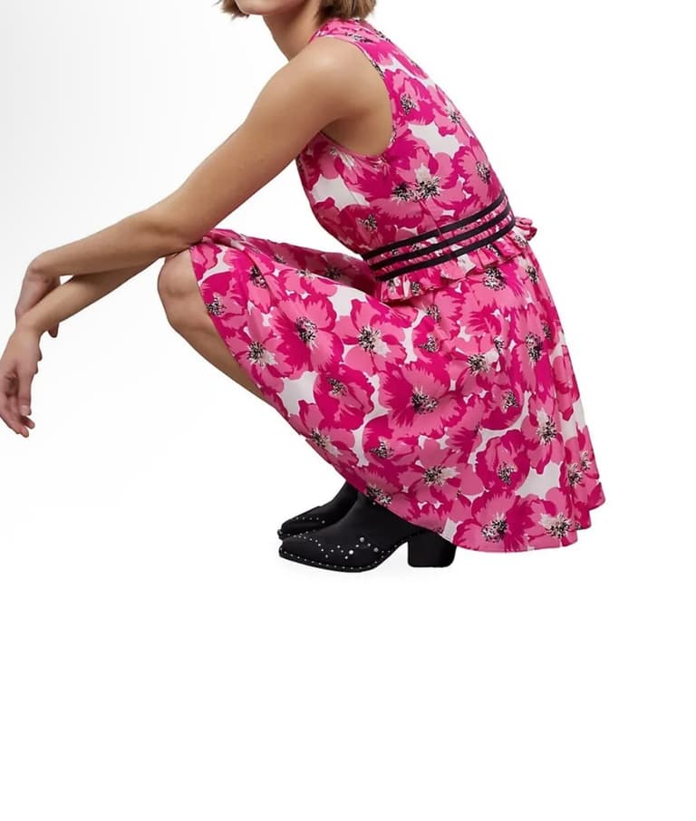 Pink Floral Dress