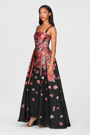 GINEVRA JACQUARD GOWN