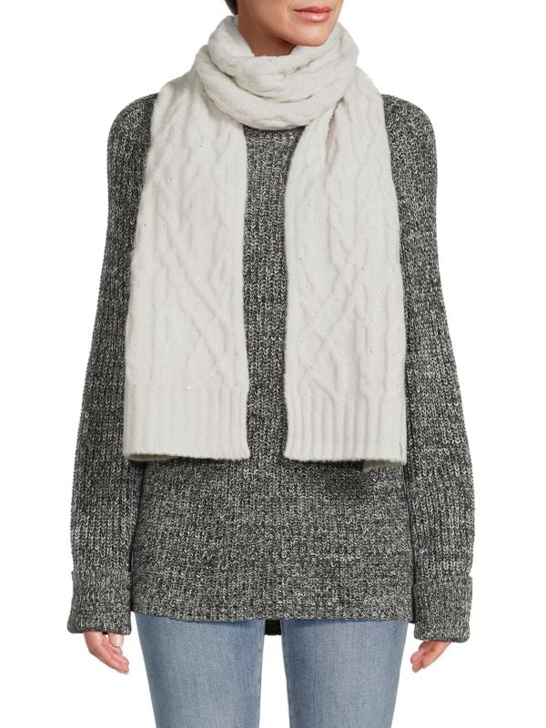 Cableknit Scarf