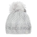 Faux Fur Trim Wool & Cashmere Beanie