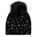 Faux Fur Pom Cashmere Blend Beanie