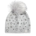 Faux Fur Pom Cashmere Blend Beanie