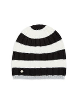 Stripped Rib Knit Beanie