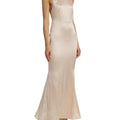 Samia Halter Neck Fishtail Gown