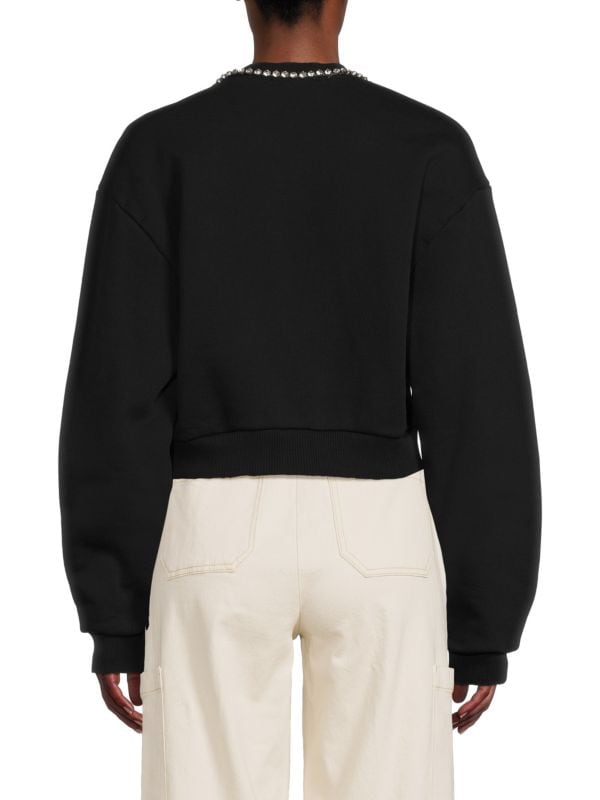 Embellished Bow Sweater