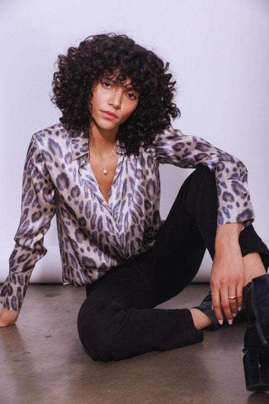 New Leopard Daria Blouse