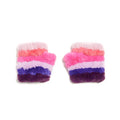 Multi-Color Faux Fur Mittens