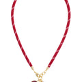 Indiana Hoosiers (IU) Logo Heart Necklace
