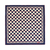 Silk  Bandana Scarf - Blue