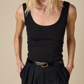 The Scoop It Up Tank in Black