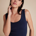 The Scoop It Up Tank in Navy