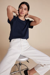 The Iconically Soft Perfect Tee In Navy