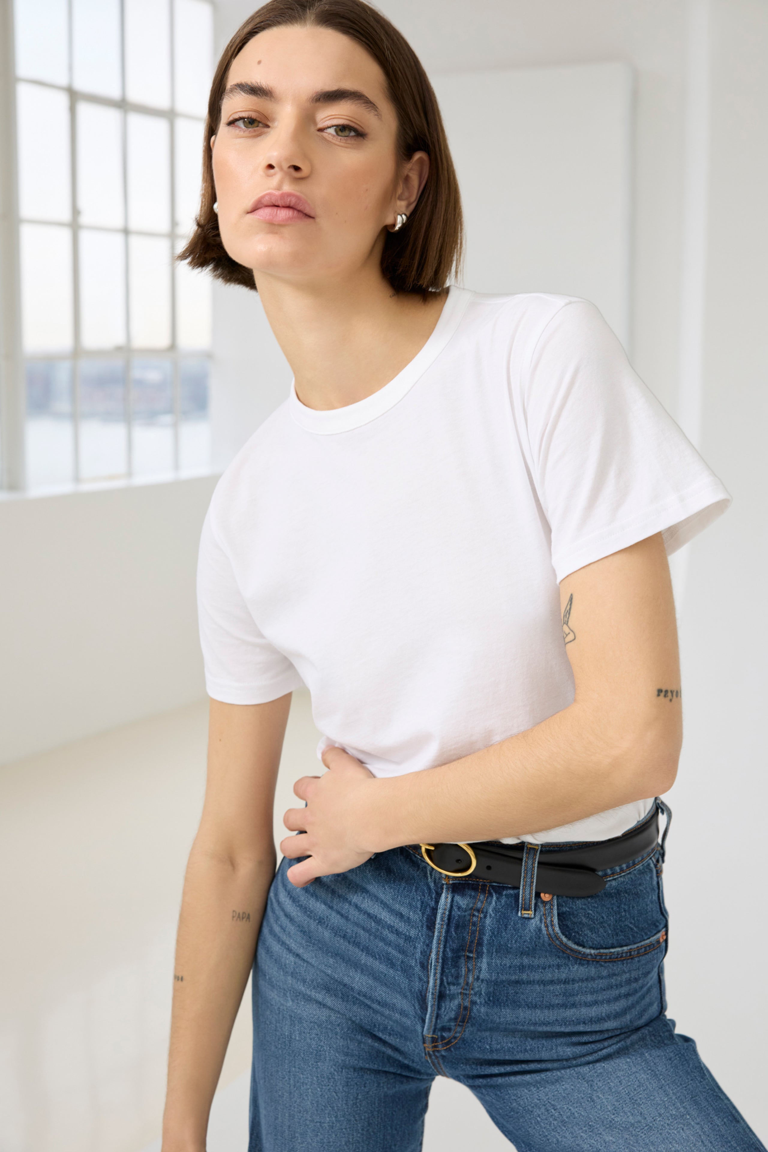 The Iconically Soft Perfect Tee in White
