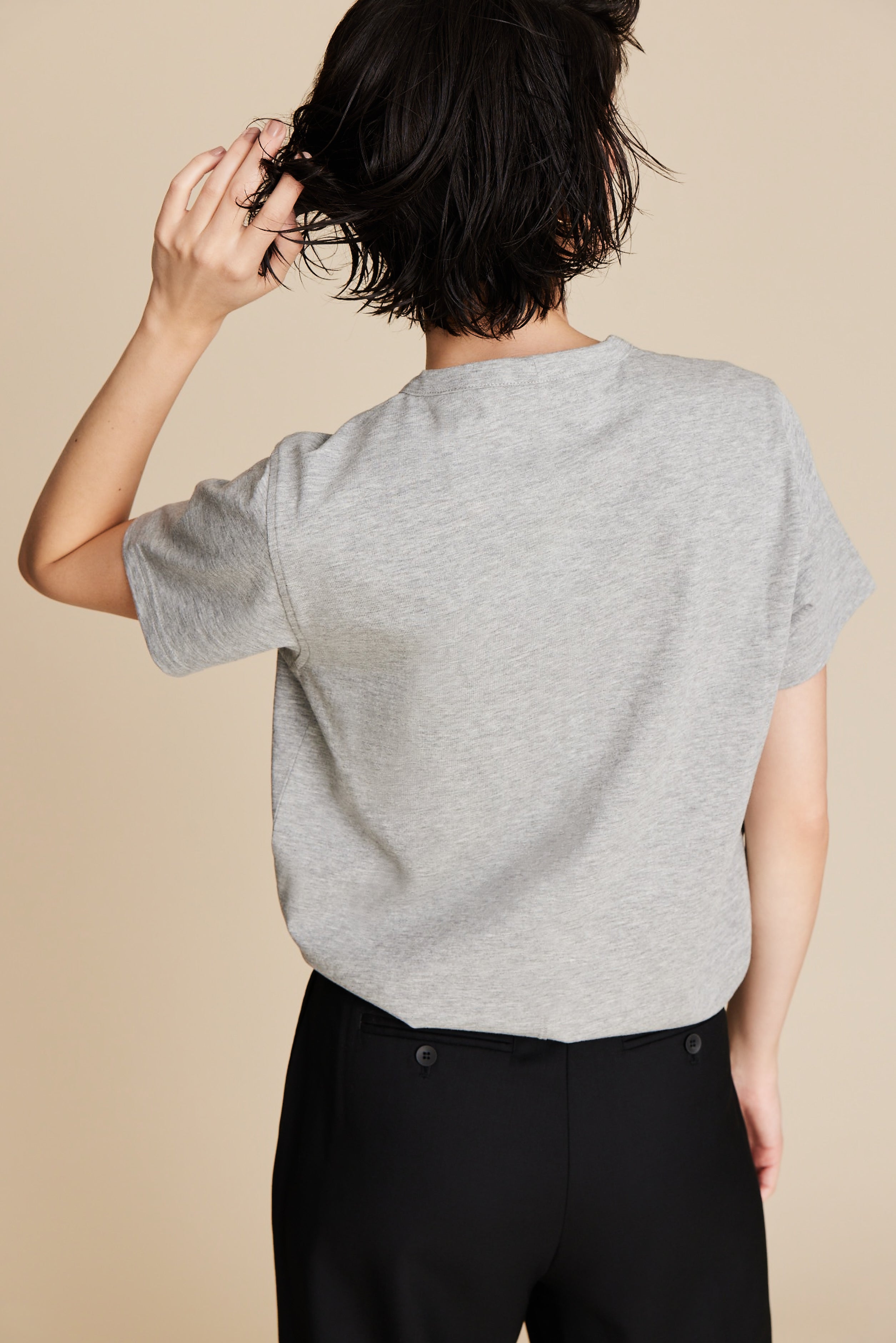 The Iconically Soft Perfect Tee in Heather Grey