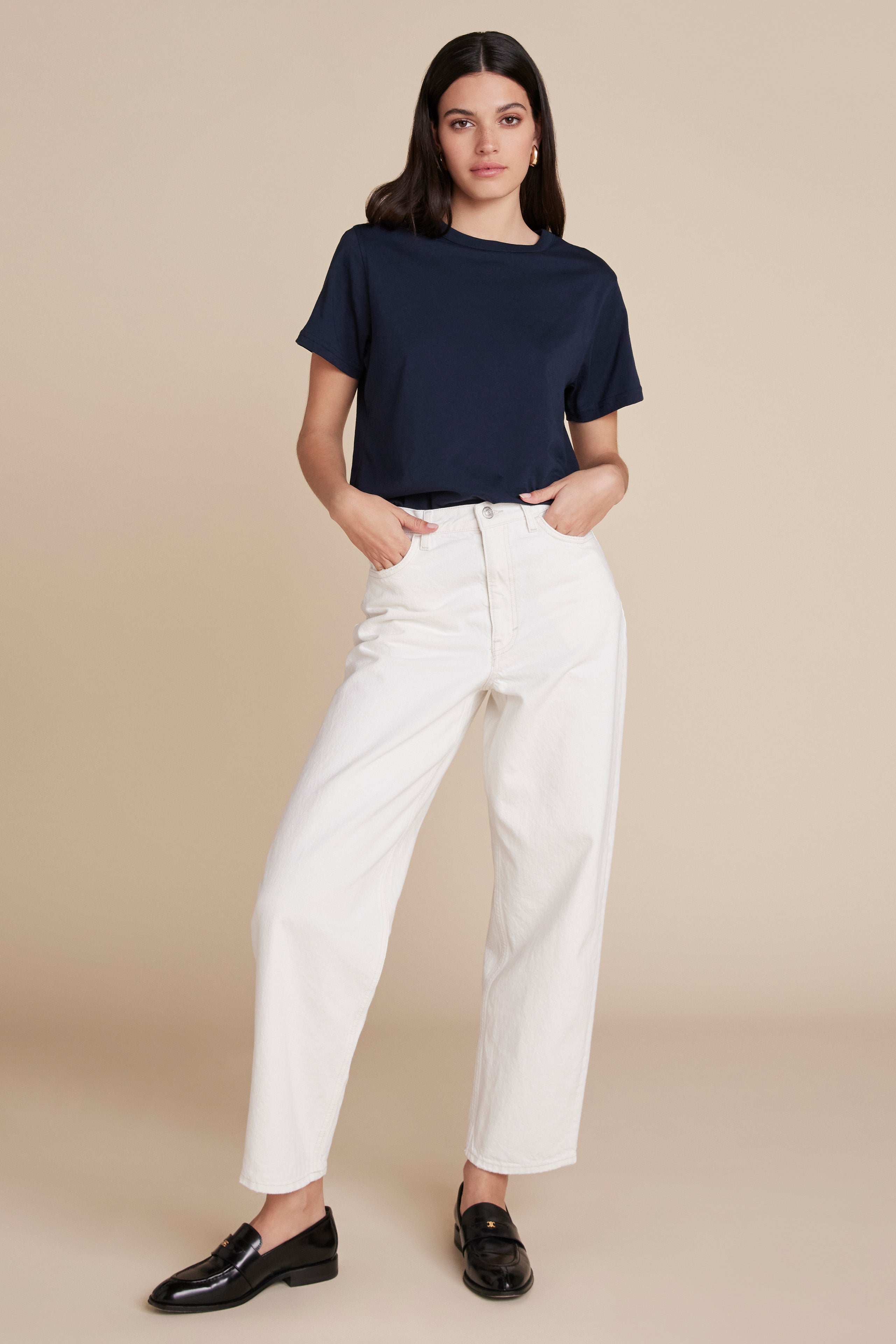 The Iconically Soft Perfect Tee In Navy