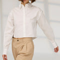 The Cropped Everything Shirt in White