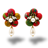 Gucci Flora Red Bumblebee Drop Earrings
