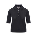The Refined Short Sleeve Polo in Black