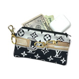 Louis Vuitton Monogram Silk Scarf Keychain