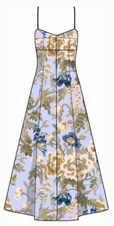 Flora Meadow Light Blue