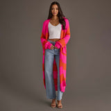 Striped Duster Cardigan