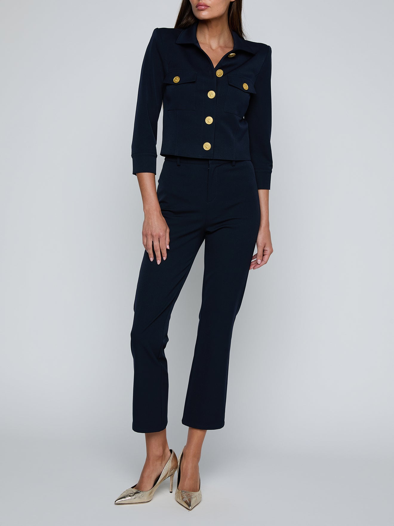 KUMI CRPPD FITTED JACKET