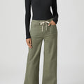 Ari W/ Waistband Tie + Stitch Thru Utility Pocket - Vintage Ivy Green