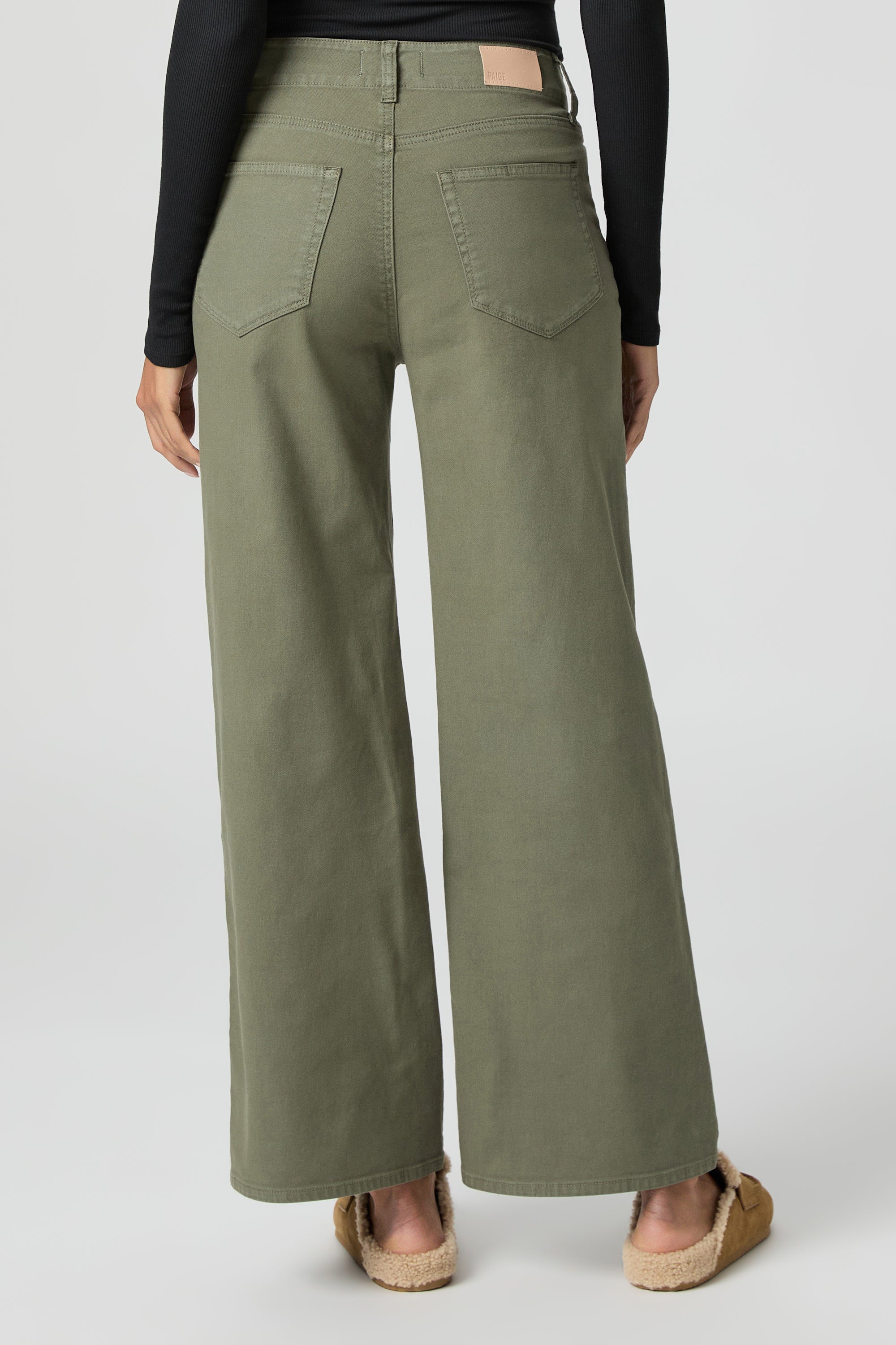 Ari W/ Waistband Tie + Stitch Thru Utility Pocket - Vintage Ivy Green
