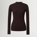 Wool Mock Neck Sweater