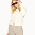 Cashmere Crewneck Cardigan