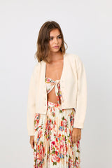 Cotton Cashmere Knit Summer Cardigan
