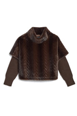 The Stanwyck Pullover Sweatshirt with Knit Sleeves