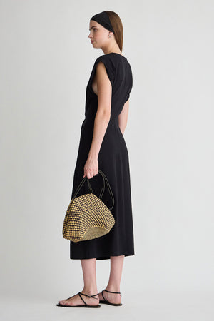 MARGIT TWIST FRONT COLUMN DRESS