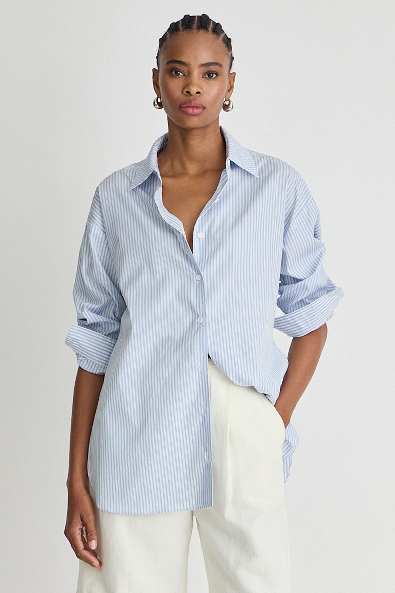 BLUE AND WHITE STRIPES