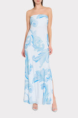 Vera Satin Maxi Dress