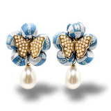 Chanel Butterfly Drop Earrings