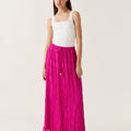Rosewood Ruched Maxi Skirt