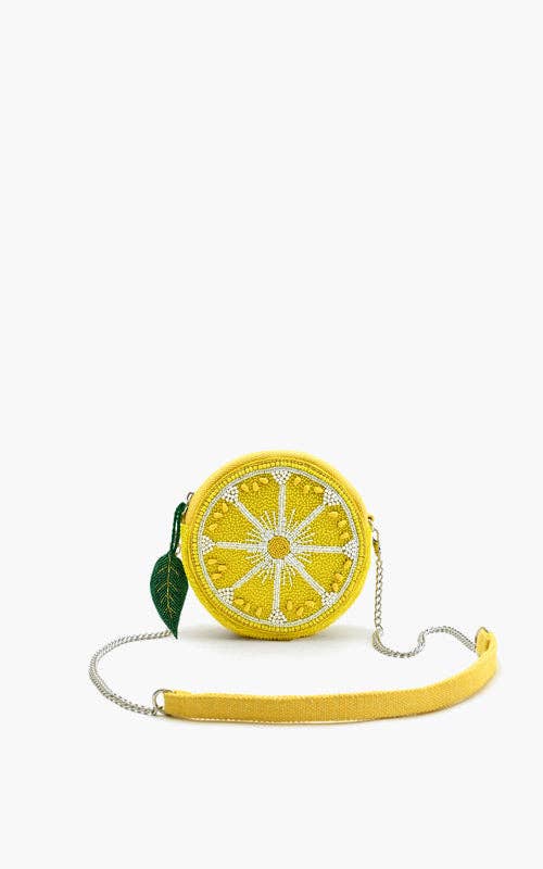 Lemon Round Crossbody Bag