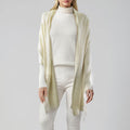 Cashmere Ribbed Wrap