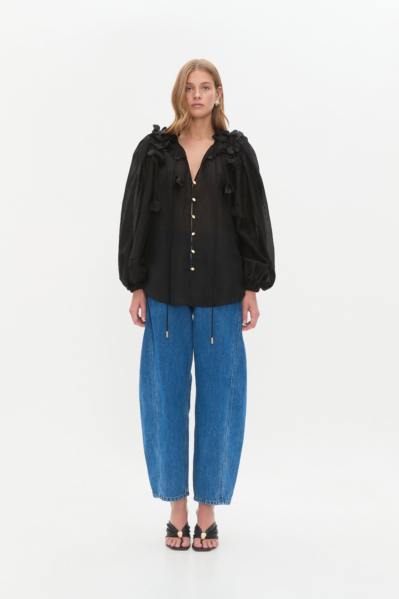 Camille Flower Blouse