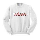 Indiana (IU) Embroidered Sweatshirt