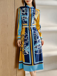 Printed Silk Dress