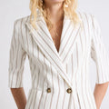 Straight Linen Blazer