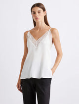 Silk-blend Slip Top