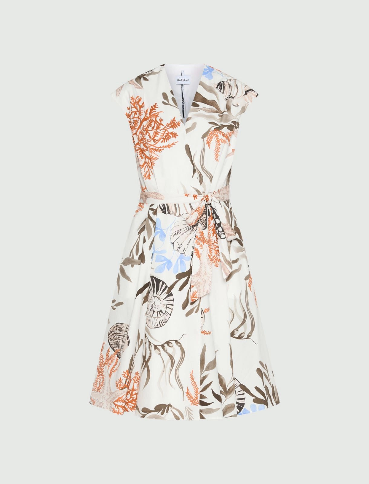 Poplin Wrap Dress