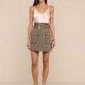 Maelis Paperbag Mini Skirt