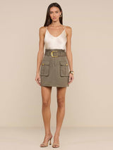 Maelis Paperbag Mini Skirt