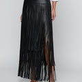 KAROLINE MAXI FRINGE SKIRT