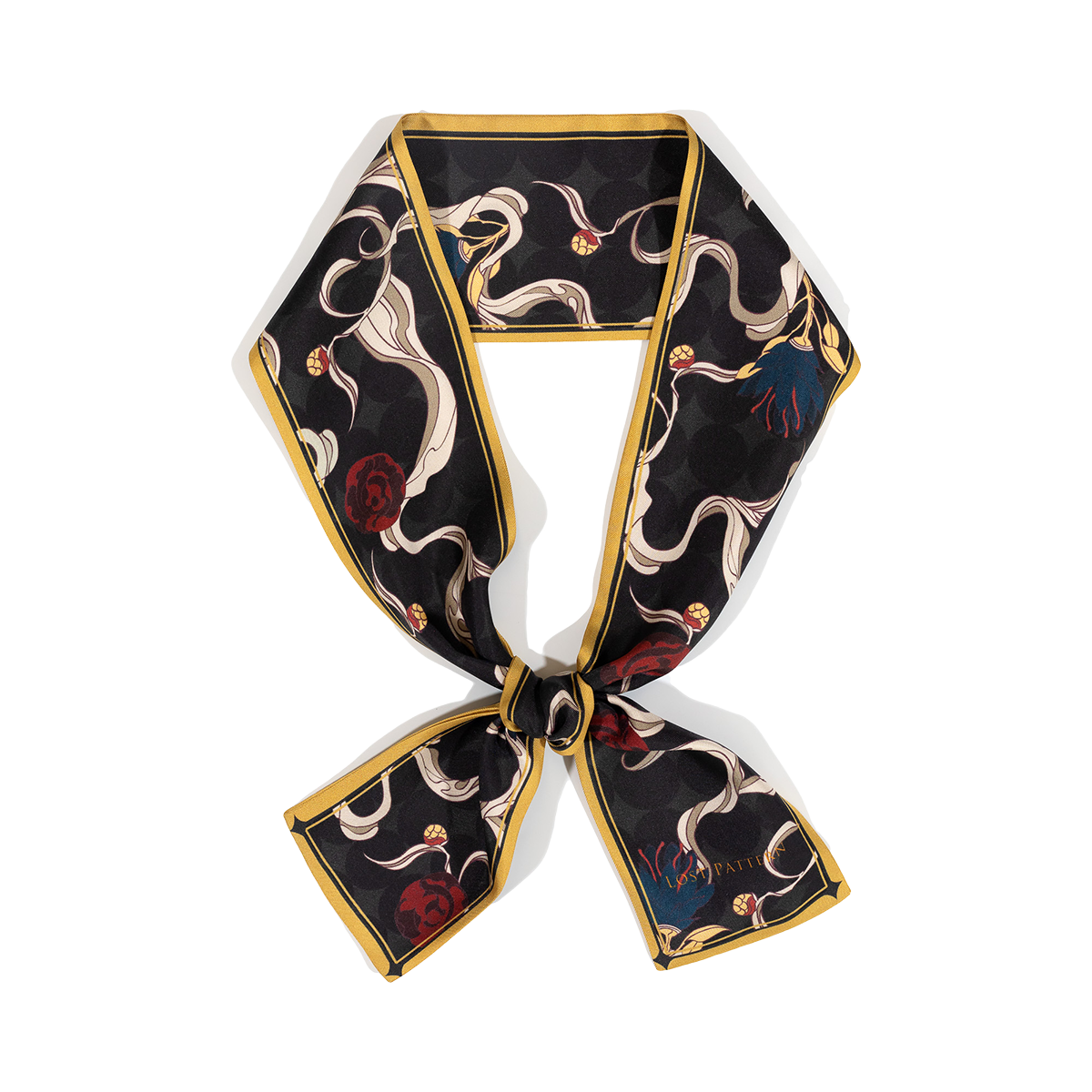 Silk Twill Neck Bow