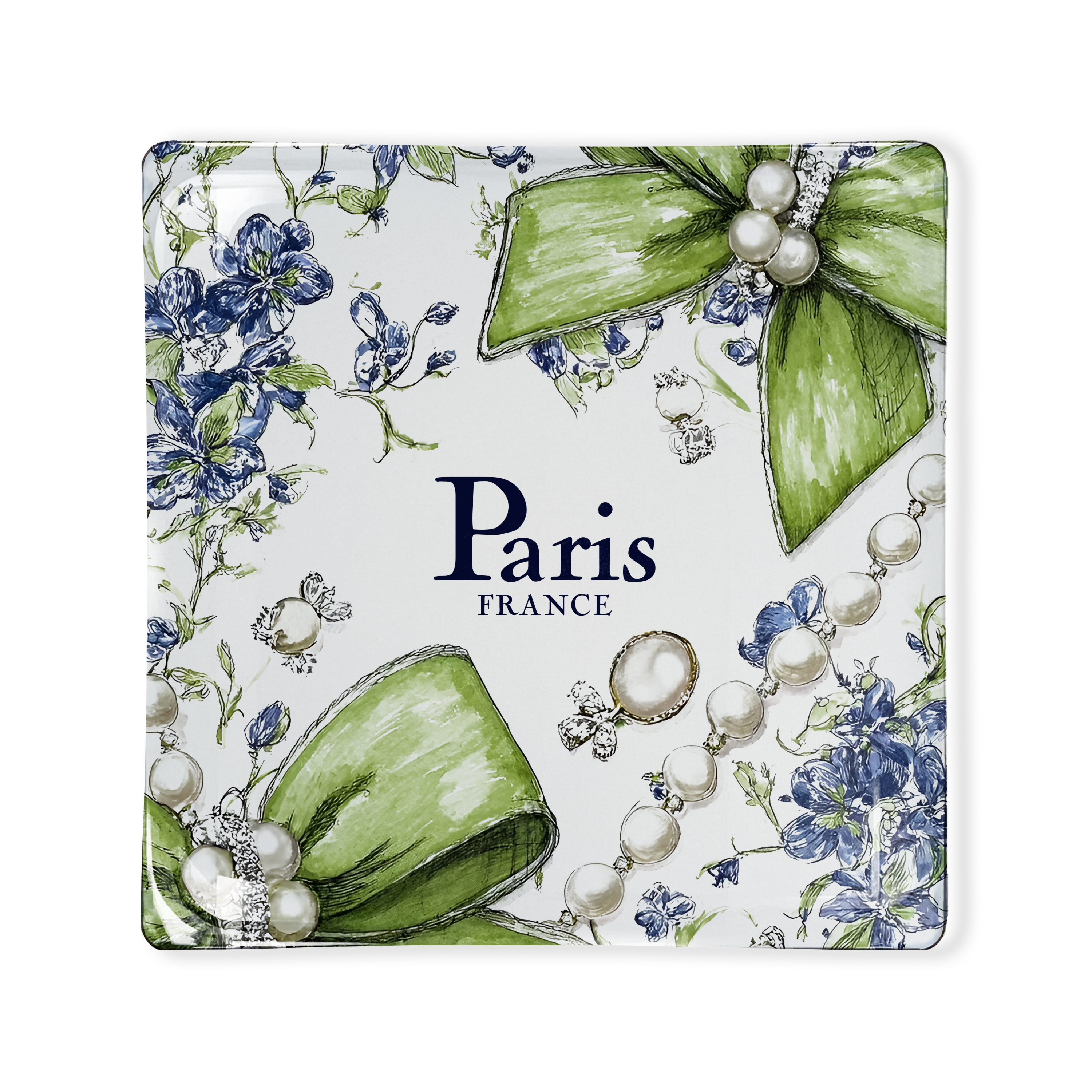 Glass Tray- Paris